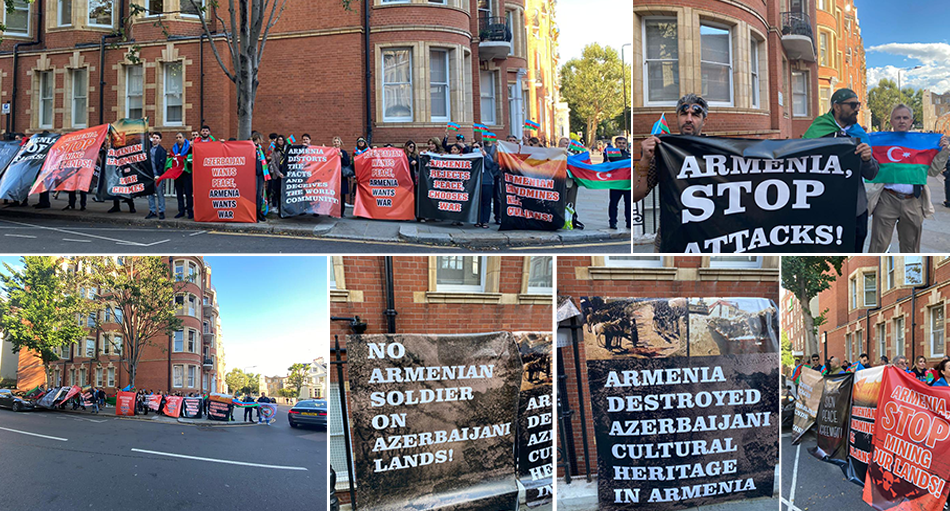 Our compatriots living in the UK protested Armenian provocations