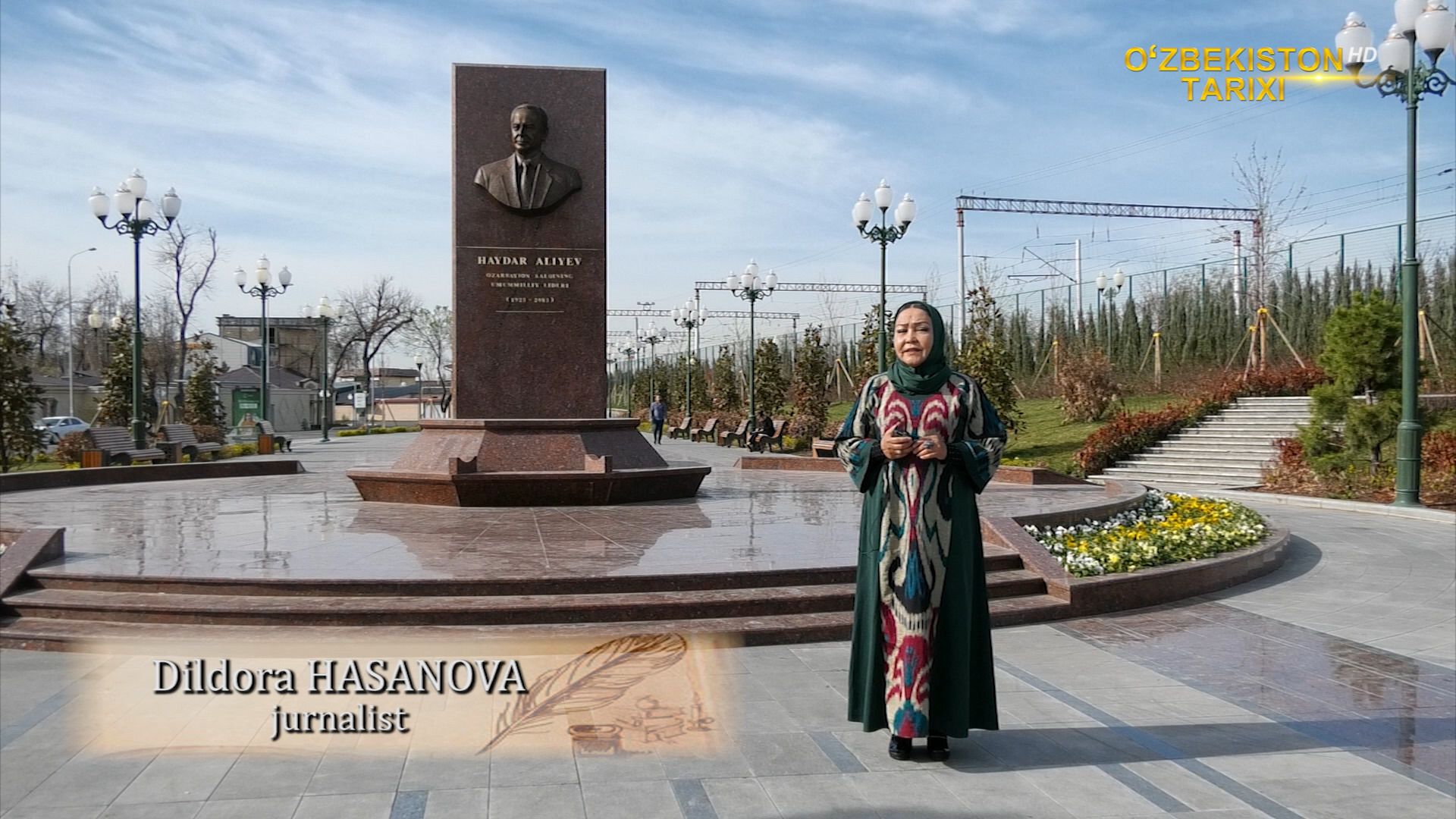 Государственное телевидение Узбекистана представило программу, посвященную Гейдару Алиеву