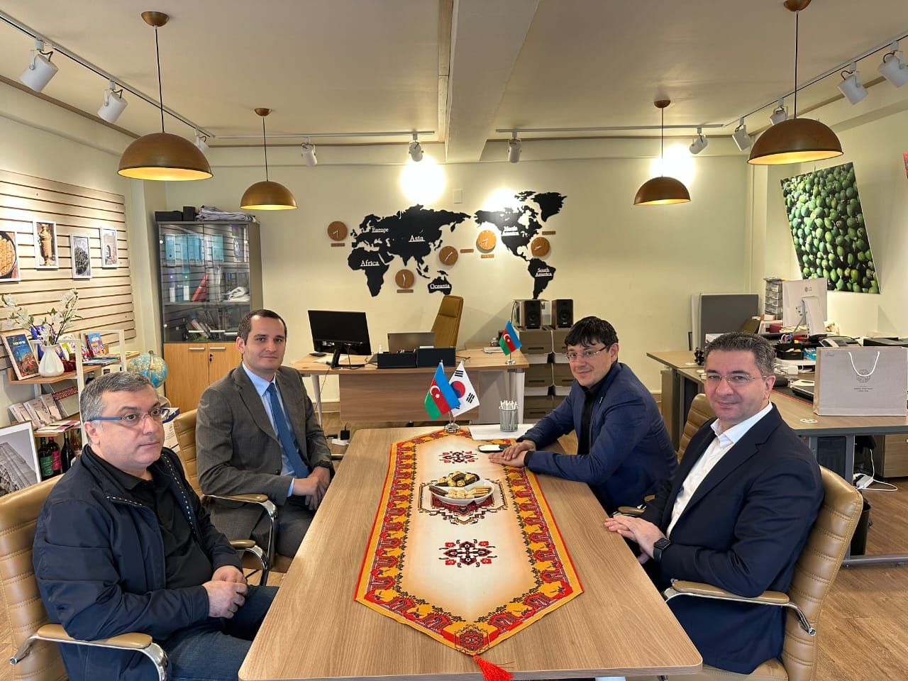 Committee Chairman visited “BUTA” Association and a Korean-Azerbaijani family