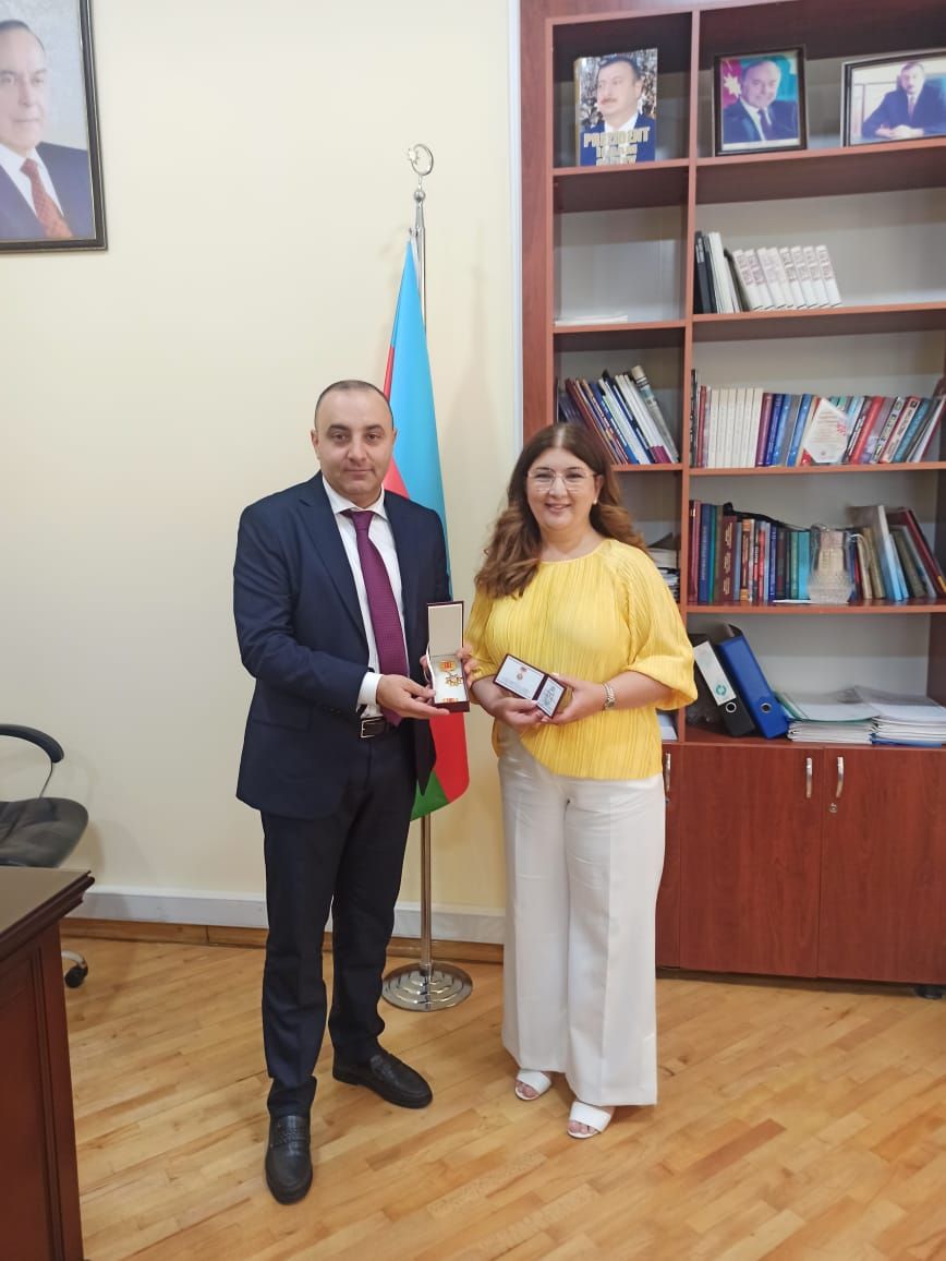 Azerbaijani docent of Goteborg University received the medal “For service in Diaspora activity”