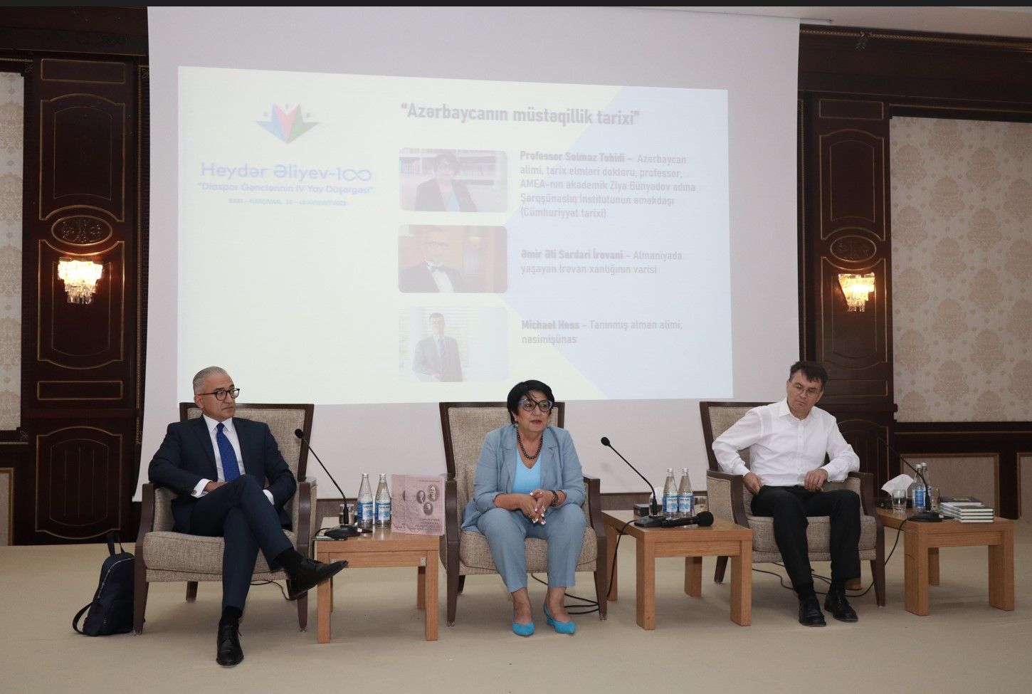 The next panel discussions of the Fourth Summer Camp was dedicated to the "History of Azerbaijan's independence" 