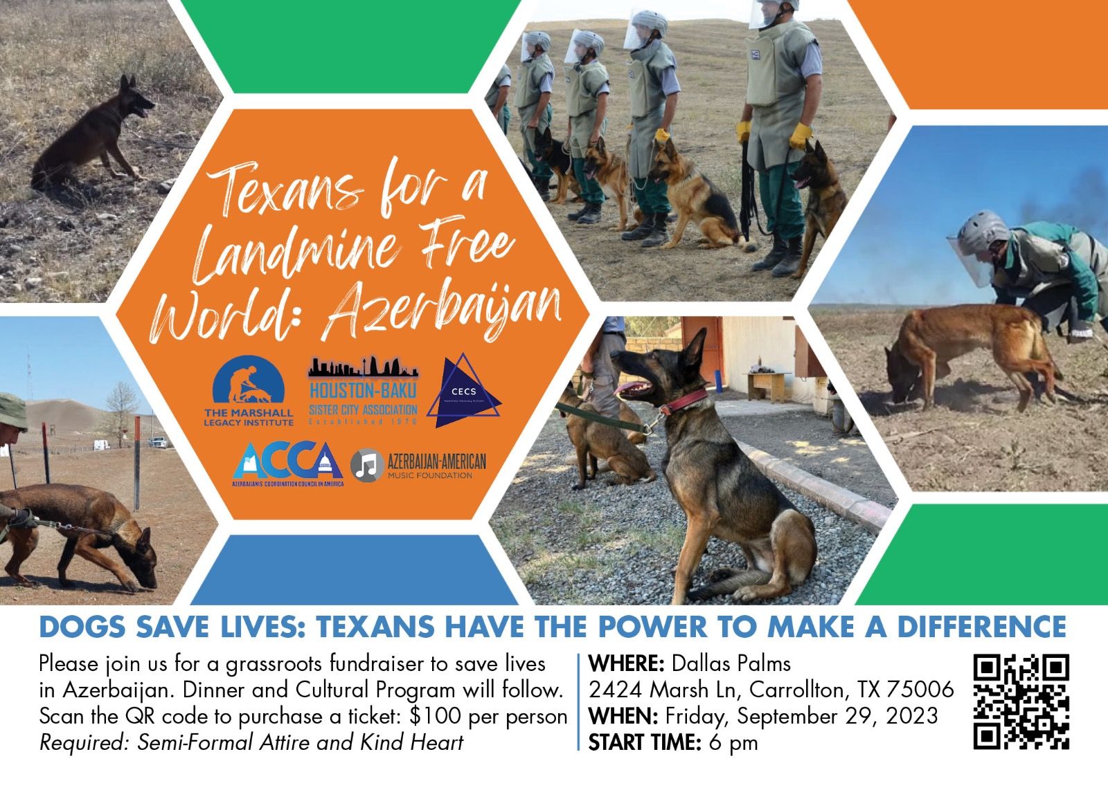 A support campaign for Azerbaijan will be held in Dallas, USA, regarding the threat of landmines