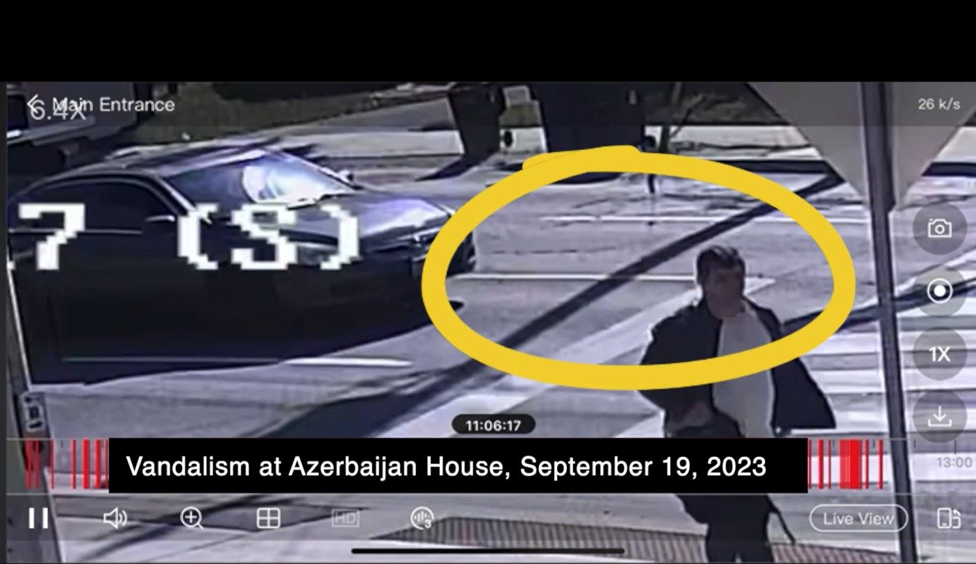 The Azerbaijan House operating in Canada was attacked by Armenians