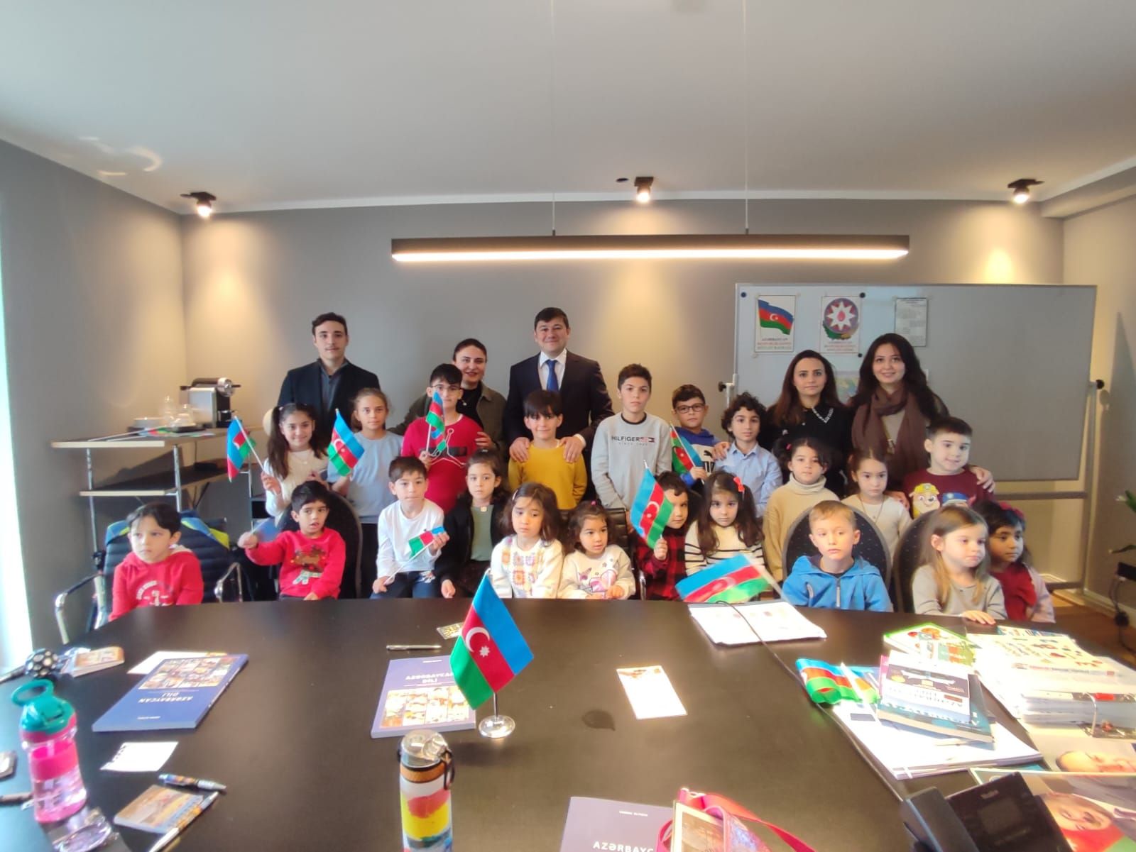 The Chairman of the State Committee on Work with Diaspora visited Azerbaijan Weekend School in Berlin