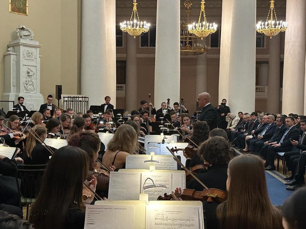 A classical concert night was organized in St. Petersburg on the occasion of Heydar Aliyev's centenary
