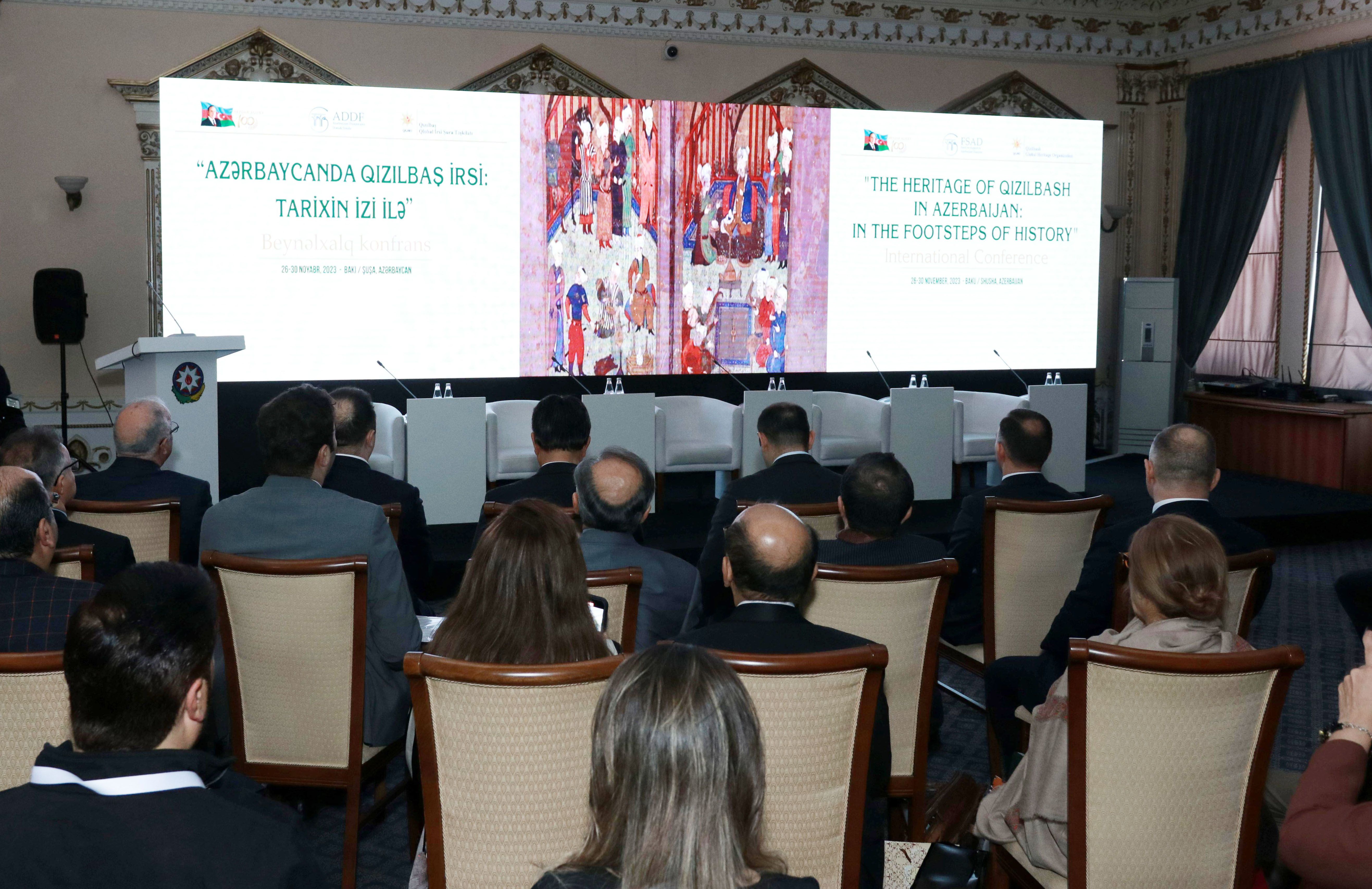 Состоялась церемония открытия международной конференции на тему "Наследие Кызылбашей в Азербайджане: по следам истории" 