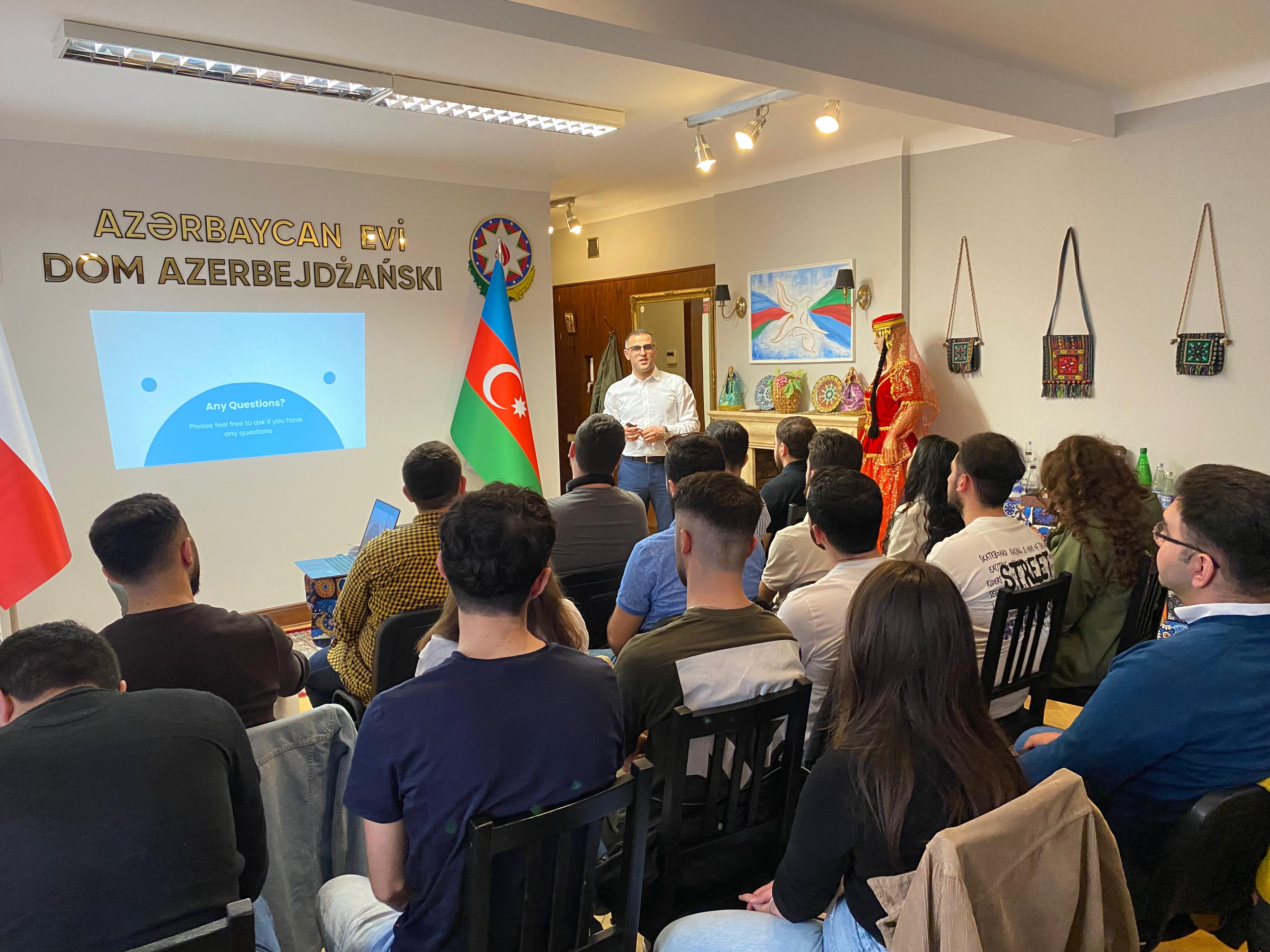 Career trainings program is being held in the Azerbaijani House in Warsaw
