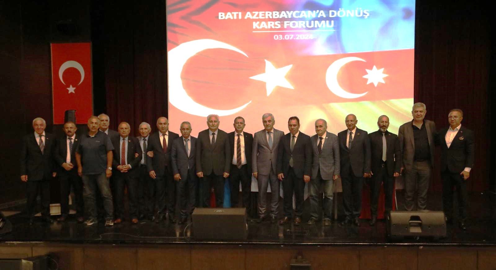 Kars hosted the “Return to West Azerbaijan” Forum