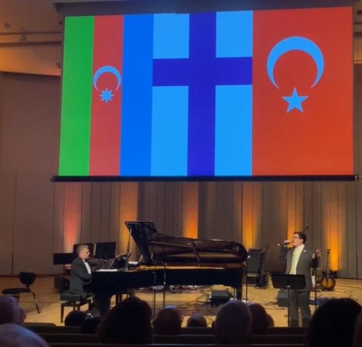 Finlandiyada soydaşımızın yubileyi münasibətilə konsert proqramı keçirilib