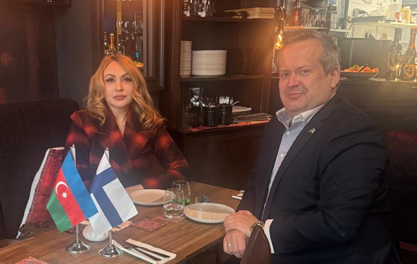 Təranə Nəzərova Finlandiyanın Vanta-Kereva regional hökumətinin sabiq üzvü  ilə görüşüb