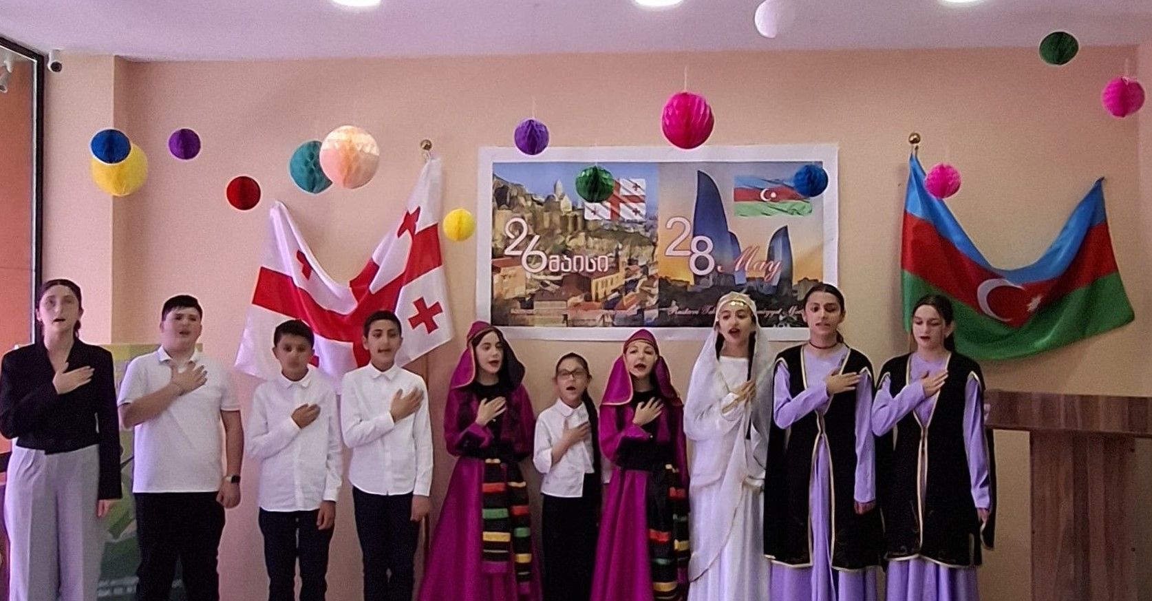 Rustavidə Azərbaycanın və Gürcüstanın müstəqillik günləri qeyd olunub