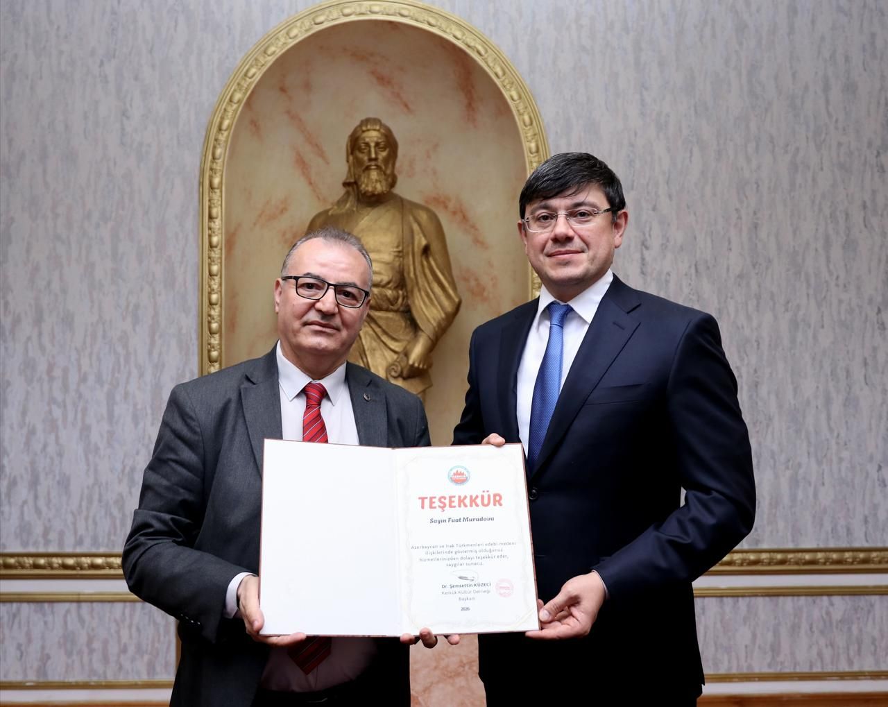 Председатель комитета встретился с учредителем Керкукской культурной ассоциации