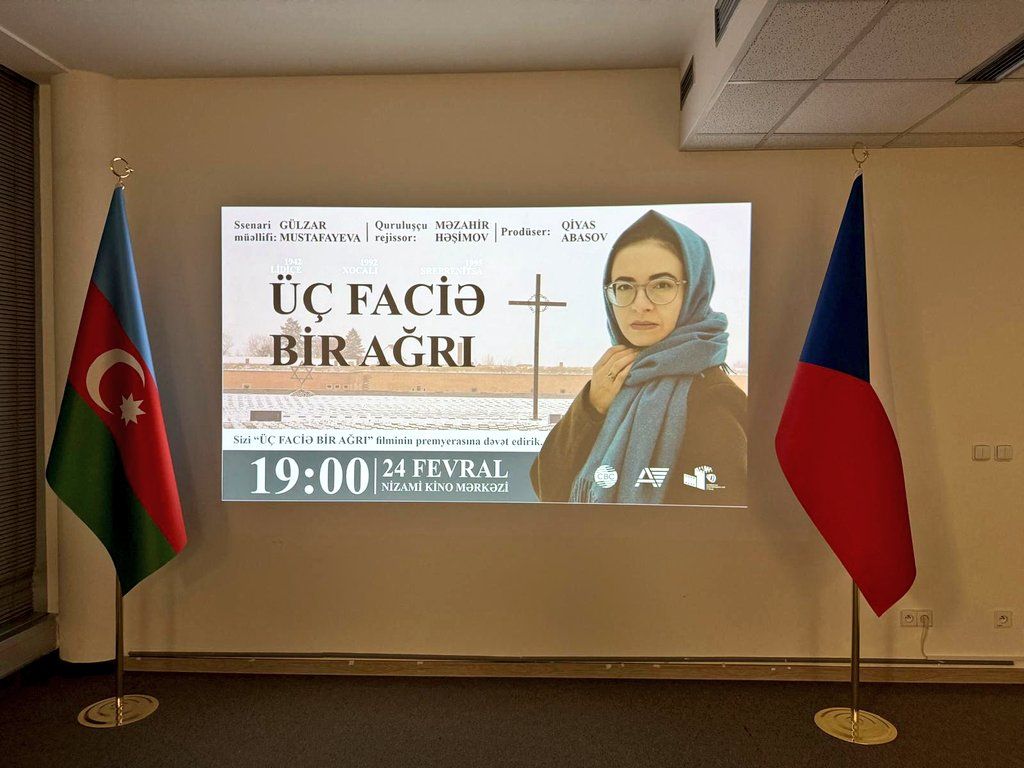 Praqa Azərbaycan Evində “Üç faciə, bir ağrı” sənədli filmi nümayiş olunub