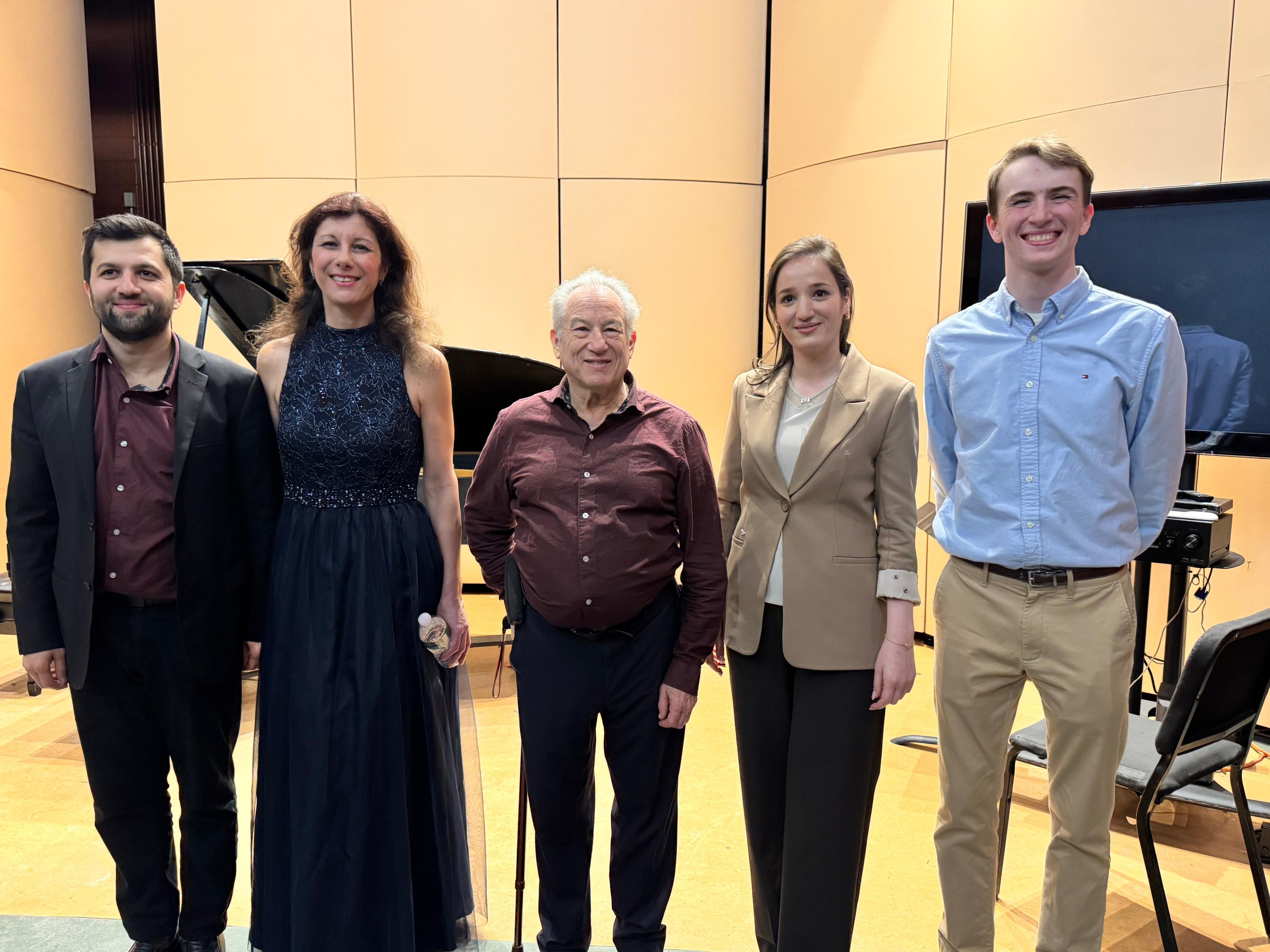 “West Meets East” concert was held at the University of Hartford in Connecticut