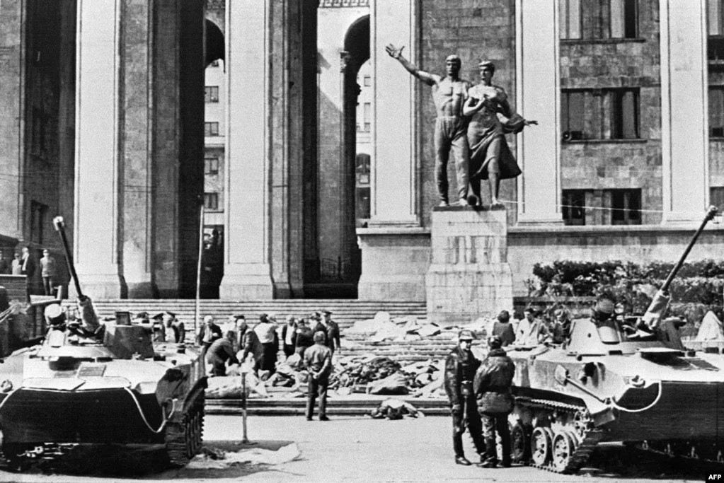 Gürcüstandakı soydaşlarımız 9 aprel şəhidlərinin xatirəsini anıblar