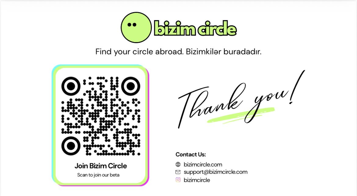 “Bizim Circle”: Xaricdə yaşayan azərbaycanlı gəncləri bir araya gətirən yeni rəqəmsal platforma