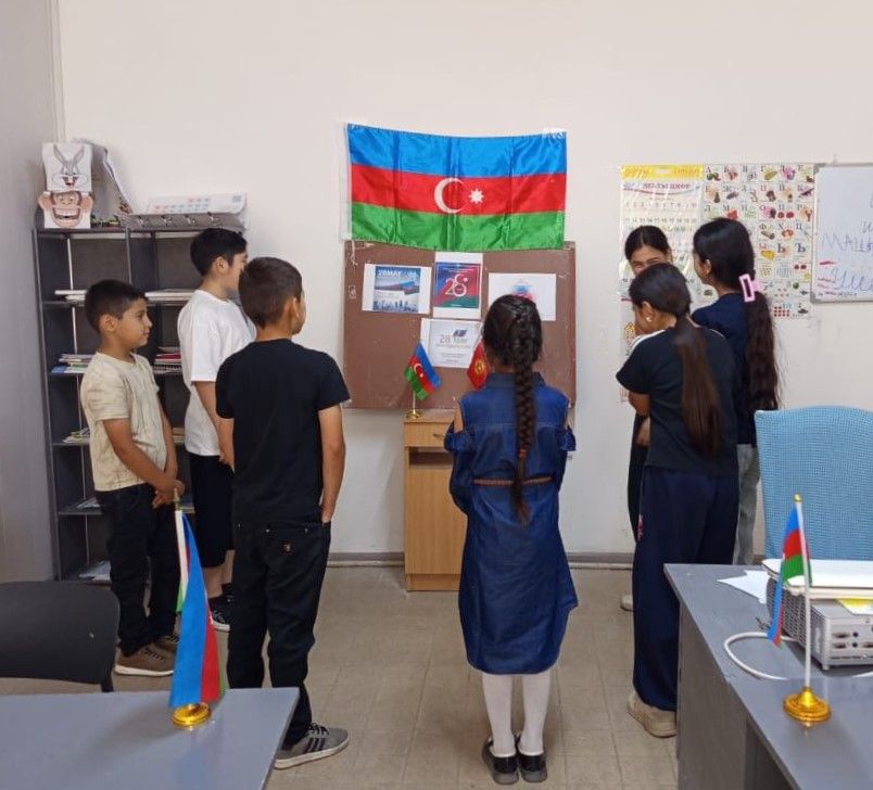 Qırğızıstandakı həftəsonu Azərbaycan məktəblərində 28 May - Müstəqillik Günü qeyd olunub