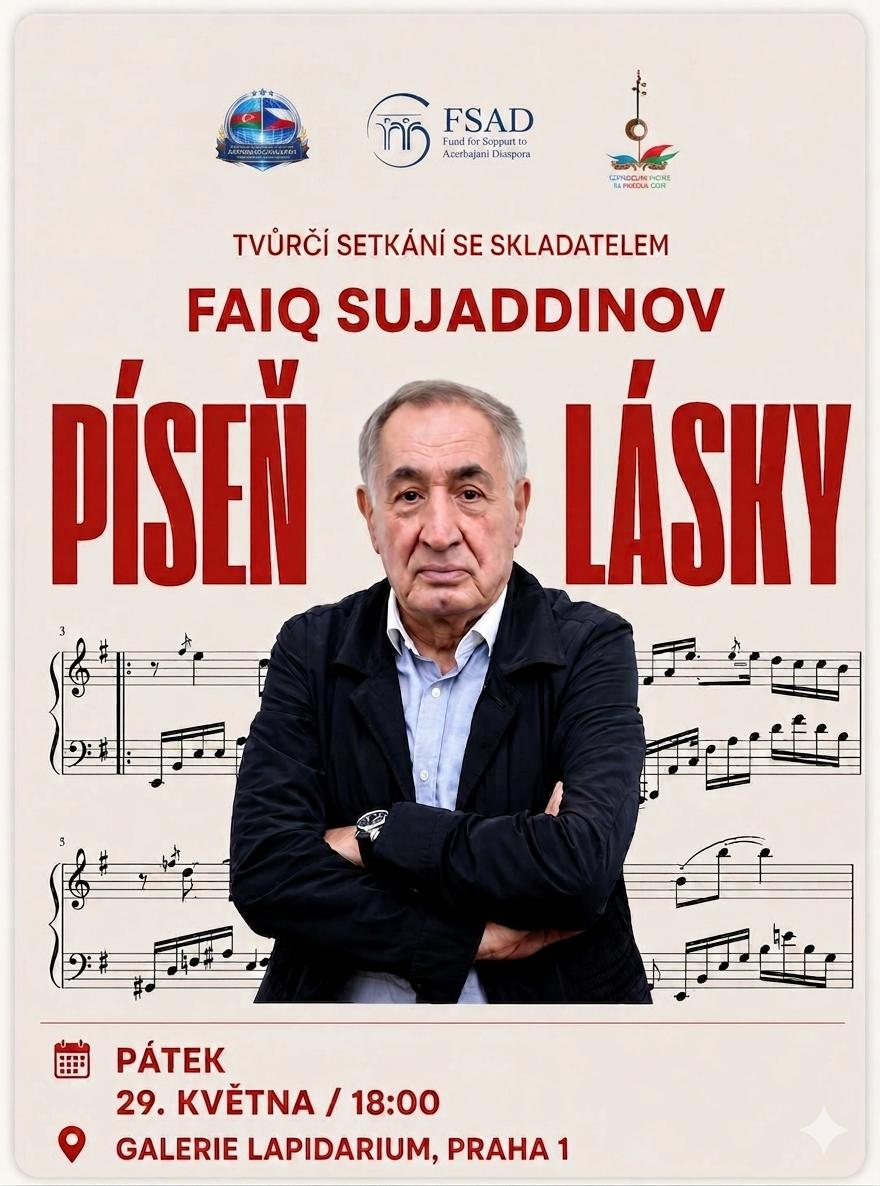 Praqada Xalq Artisti Faiq Sücəddinovun yaradıcılıq gecəsi keçirilib