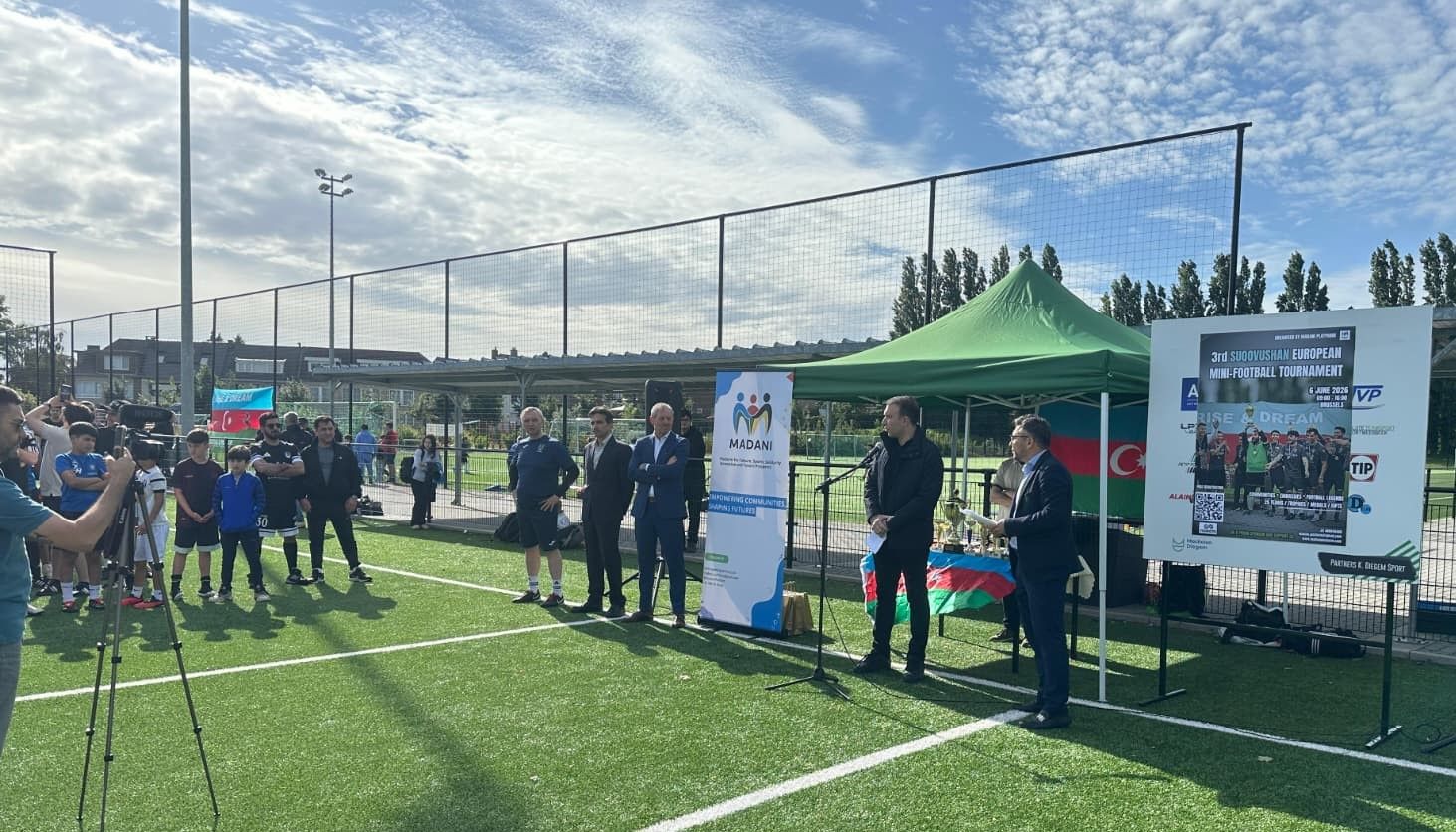 Avropadakı azərbaycanlılar Brüsseldə mini-futbol turnirində bir araya gəlib