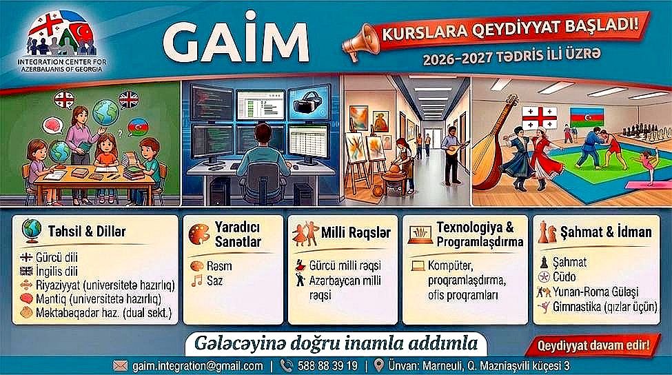 GAİM-də yeni tədris ili üzrə kurslara qeydiyyat başlayıb