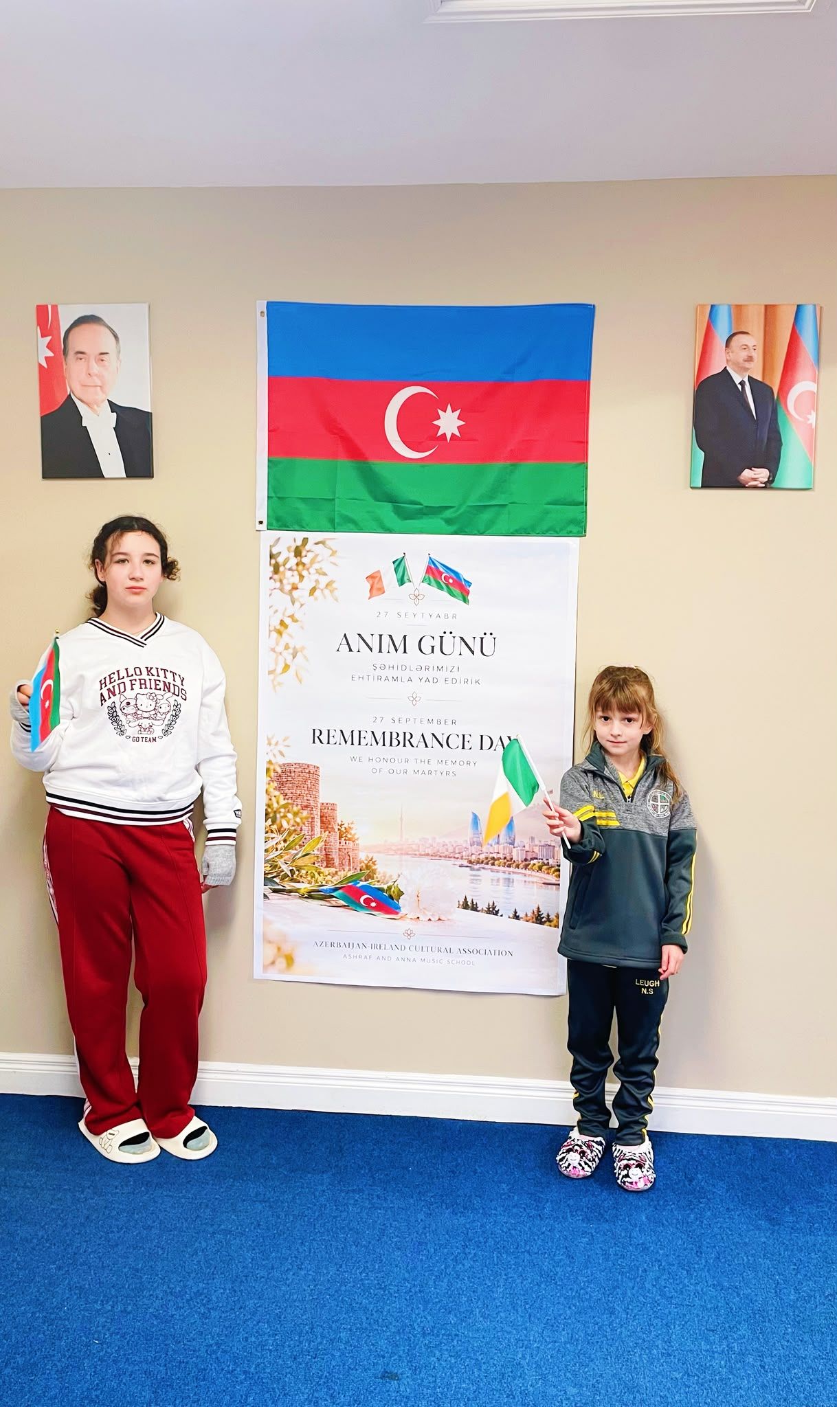 İrlandiyada şagirdlərə Anım Gününün tarixi əhəmiyyətindən danışılıb