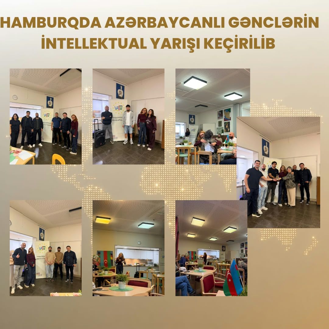 Hamburqda azərbaycanlı gənclərin intellektual yarışı keçirilib